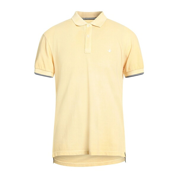 【送料無料】 ブルックスフィールド メンズ Tシャツ トップス Polo shirts Yellow