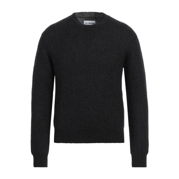 【貨物輸送無料】 ハン コペンハーゲン メンズ 編み物\u0026プルオーバー アウター Sweaters Black
