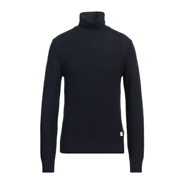 【貨物輸送無料】 マニュエル リッツ メンズ 編み物\u0026スウェーター アウター Turtlenecks Blue トップス-ニット・セーター