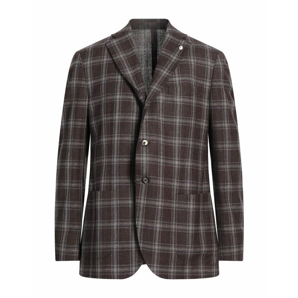 【送料無料】 エルビーエム1911 メンズ ジャケット&ブルゾン アウター Blazers Brown
