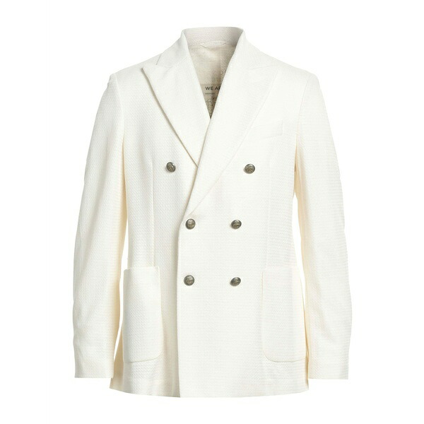 【送料無料】 チルコロ1901 メンズ ジャケット＆ブルゾン アウター Blazers White｜asty