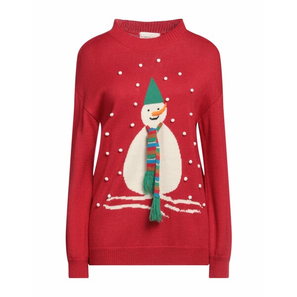 【送料無料】 ヴィコロ レディース ニット&セーター アウター Sweaters Red