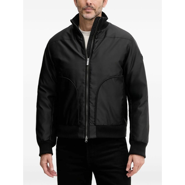 コルマール メンズ ジャケット＆ブルゾン アウター Zip-up collar jacket Black｜asty