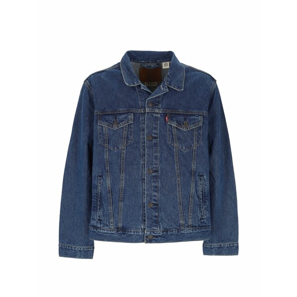 リーバイス メンズ ジャケット＆ブルゾン アウター Trucker denim jacket Blue｜asty