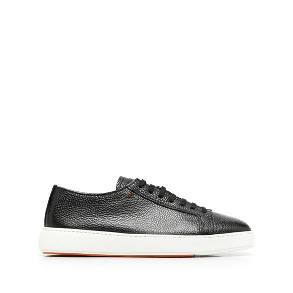 サントーニ メンズ スニーカー シューズ Lace-up low-top sneakers Black
