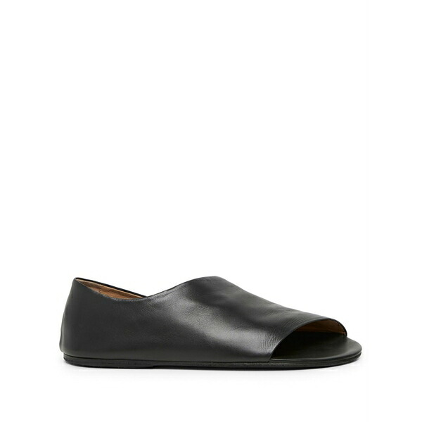 マーシル メンズ サンダル シューズ Arsella leather sandals Black