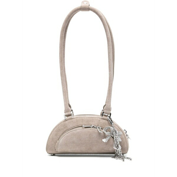 セルフ・ポートレイト レディース ハンドバッグ バッグ Suede mini bag Grey｜asty