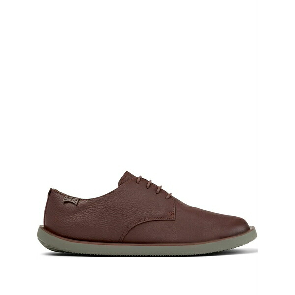 カンペール メンズ ドレスシューズ シューズ Wagon leather lace-up derby shoes Brown