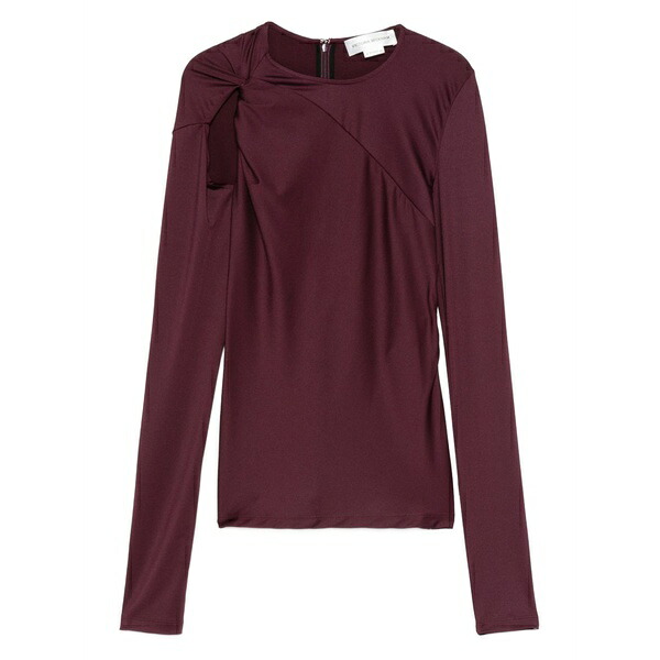 ヴィクトリア ベッカム レディース シャツ トップス Twist-detail cut-out top Red｜asty
