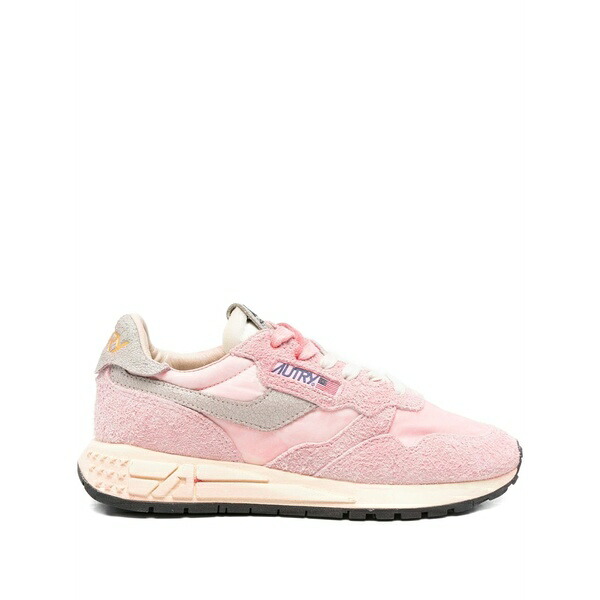 オートリー レディース スニーカー シューズ Reelwind suede panelled sneakers Pink｜asty