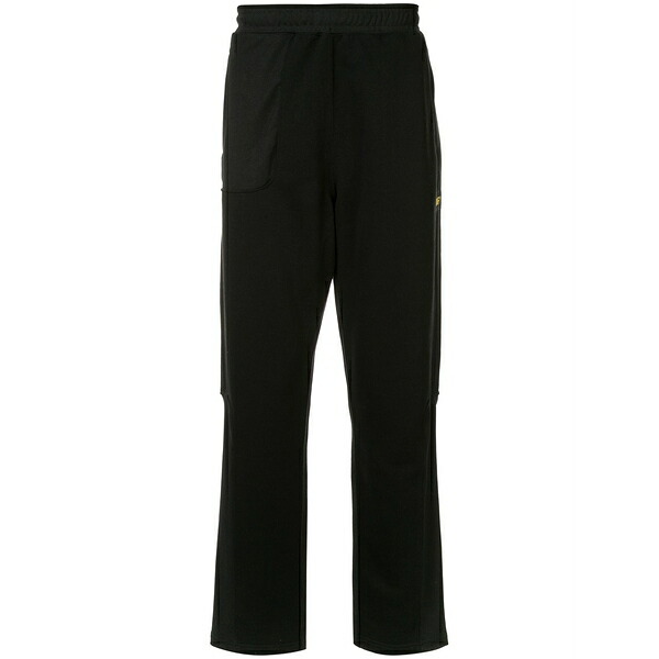 アフィックス メンズ カジュアルパンツ ボトムス Straight-leg track pants Black｜asty