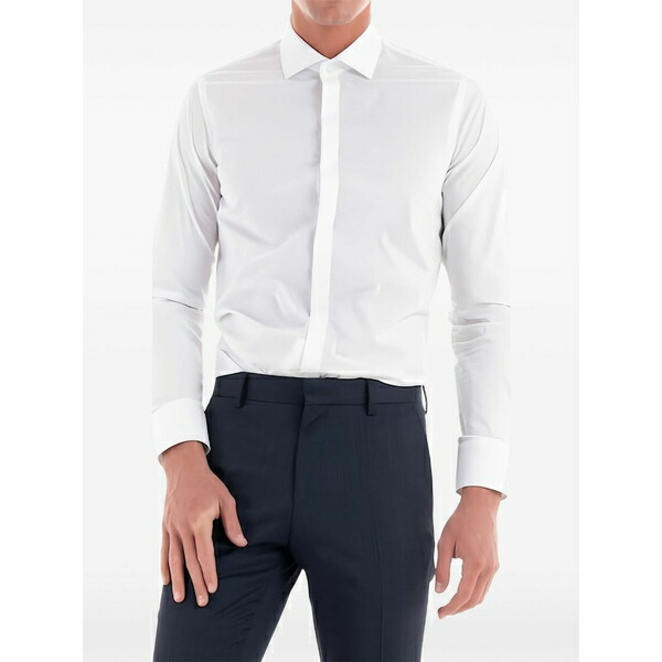 マニュエル リッツ メンズ シャツ トップス Buttoned shirt White
