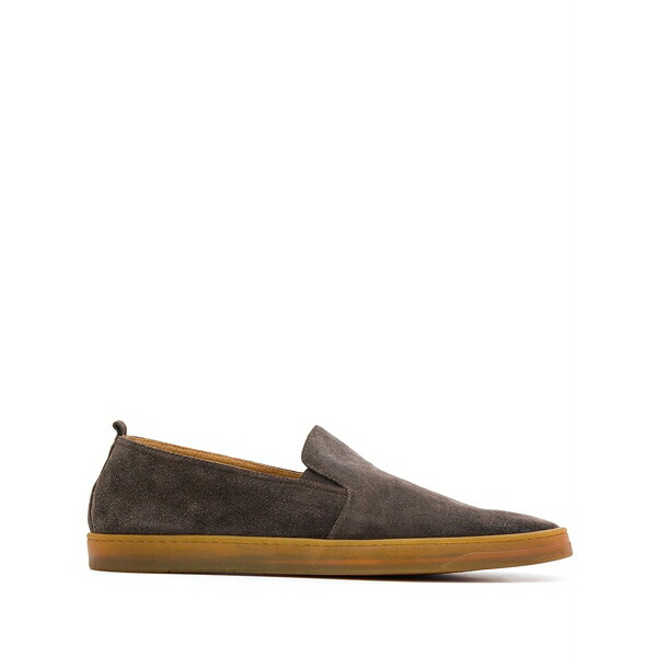 ヘンダーソン・ブラッコ メンズ スリッポン・ローファー シューズ Round toe slip-on loafers Brown｜asty