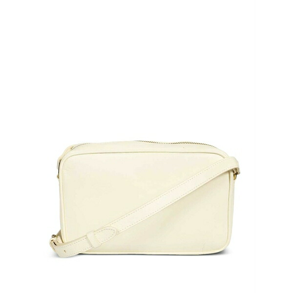 イル ビゾンテ レディース ショルダーバッグ バッグ Logo-detail leather shoulder bag Neutrals
