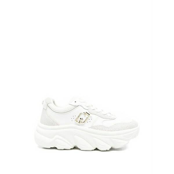 リュージョー レディース スニーカー シューズ Logo detail sneakers White|asty