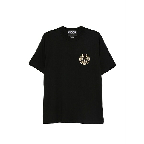 呼びりん探し回る メンズ プルオーバー トップス Logo-detail t-shirt Black