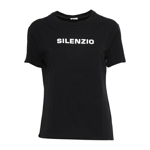アスペジ レディース プルオーバー トップス Silenzo t-shirt Black