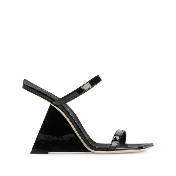 ジュゼッペザノッティ レディース サンダル シューズ 105mm lilii borea wedge sandals Black｜asty
