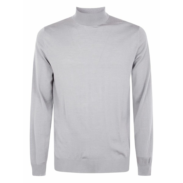 フィリッポ デ ラウレンティス メンズ ニット&セーター アウター Roll-neck long-sleeve sweater Grey｜asty