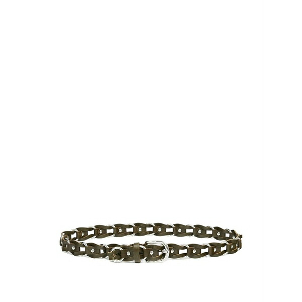 イザ呼びりん マラン レディース 胴締め 佩び物 Bali leather belt Green