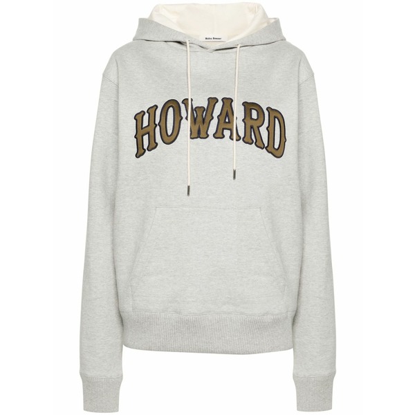 ウェールズ ボナー レディース パーカー・スウェットシャツ アウター Howard hoodie Grey｜asty