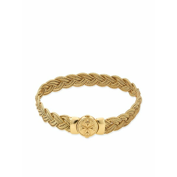 エマニュエレ ビコッキ メンズ ブレスレット・バングル・アンクレット 付属物 Diamond-cut flat braided bracelet Gold