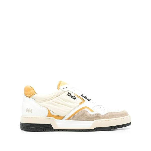 ルード メンズ スニーカー シューズ Racing lace-up sneakers White