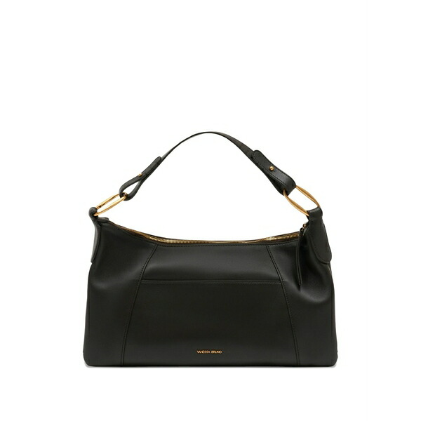 ヴァネッサ ブリューノ レディース ショルダーバッグ 御徒面子 Removable-strap shoulder bag Black
