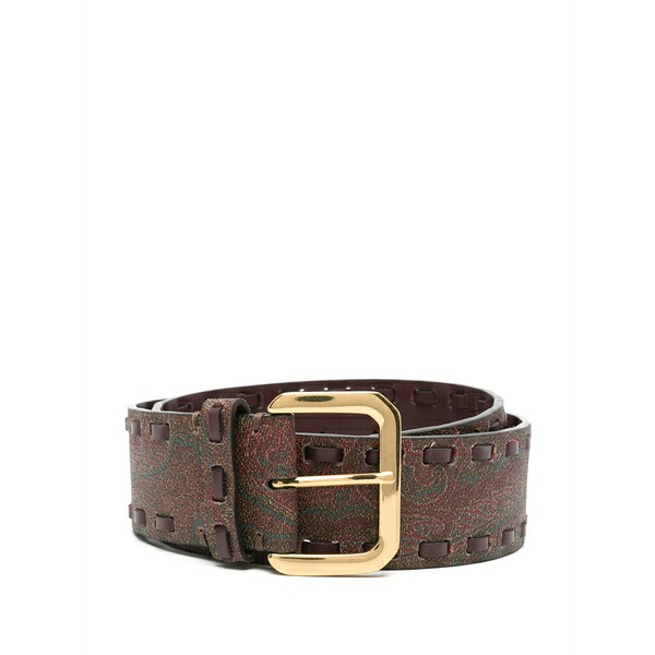 エトロ レディース 三尺帯 付属物 Paisley-jacquard belt Red