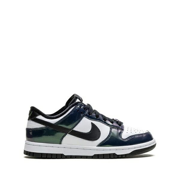 ナイキ レディース スニーカー シューズ Dunk low se "just do it iridescent" sneakers Black｜asty