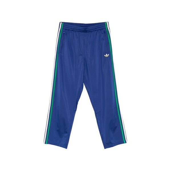 アディダス メンズ 心地よいズボン下 ボトムス Firebird side-stripe logo trousers Blue メンズファッション-ズボン・パンツ