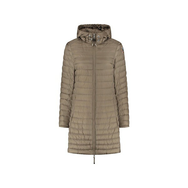 パラジャンパーズ レディース コート アウター Meredith hooded quilted jacket Brown｜asty