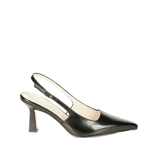 アンナ・エフ レディース パンプス シューズ Slingback pointed-toe pumps Black