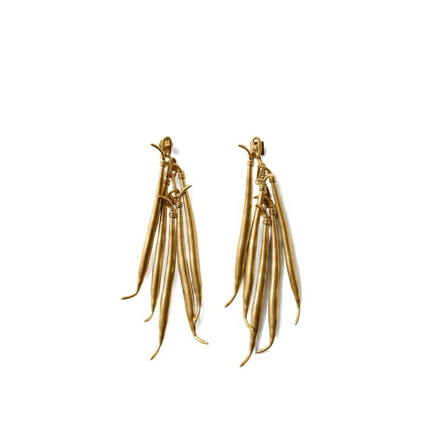 ジャクエムス レディース ピアス＆イヤリング アクセサリー Haricots earrings Gold｜asty