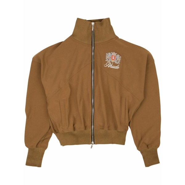 ルード メンズ 上衣＆上衣 アウター Brentwood embroidered bomber jacket Brown メンズファッション-コート・ジャケット