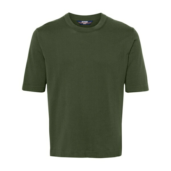 ケイ通い路 メンズ 編み物\u0026スウェーター アウター Crew-neck cotton jumper Green