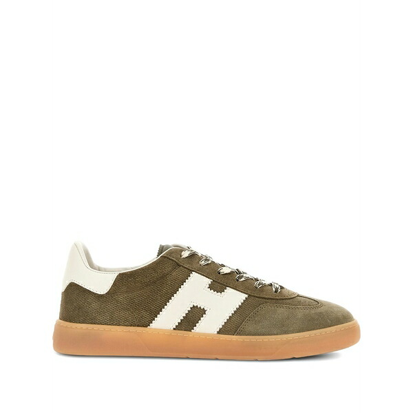 ホー鵞鳥 メンズ スニーカー シューズ Cool logo-detail sneakers Green