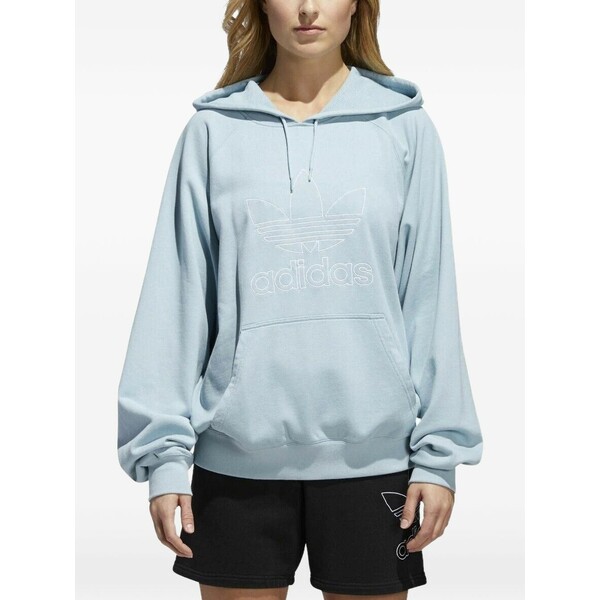 アディダス レディース パーカー・スウェットシャツ アウター Logo hoodie Grey スウェット・トレーナー-レディースファッション-トップス