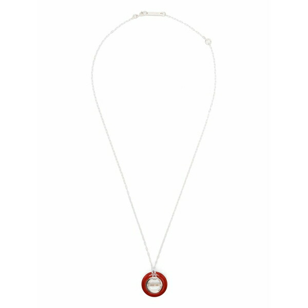 アンブッシュ メンズ 首飾り・チョー鉄道車両 付属物 Logo-pendant necklace Silver