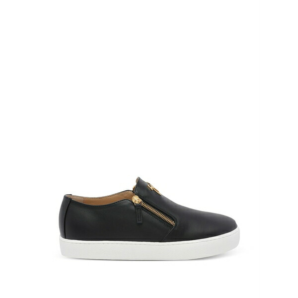 ジュゼッペザノッティ メンズ スニーカー シューズ Gz-kobe zip leather sneakers Black