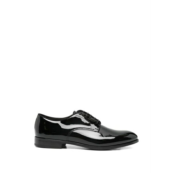 ドンカルズ メンズ 御召しものシューズ シューズ Patent-leather derby shoes Black