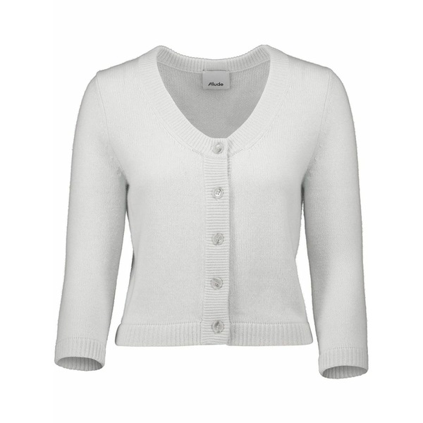 アリュード レディース カーディガン アウター Cashmere cardigan White｜asty