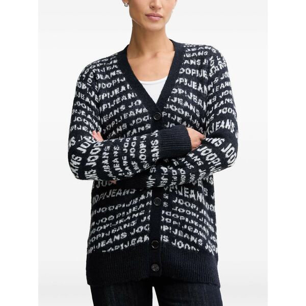 ジョープ レディース ジレー アウター Buttoned-patterned cardigan Blue