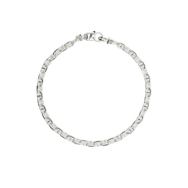 トム白木 メンズ ブレスレット・バングル・アンクレット 佩び物 Cable chain bracelet Silver
