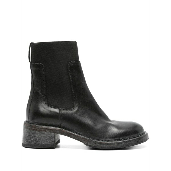 モマ レディース ブーツ シューズ 50mm distressed boots Black｜asty
