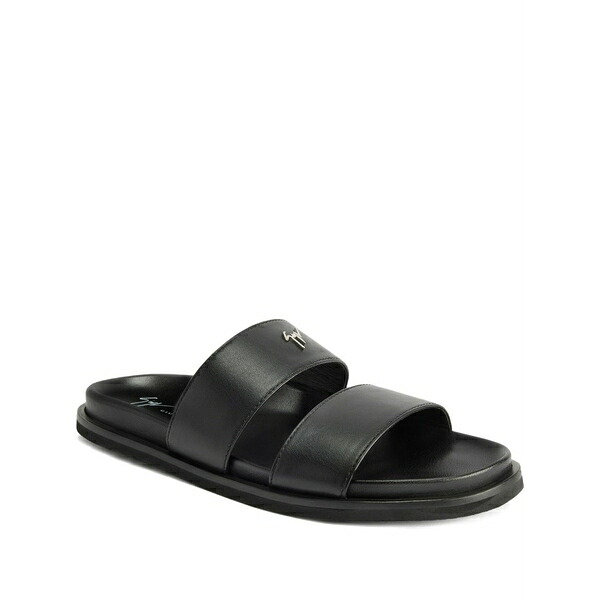 ジュゼッペザノッティ メンズ サンダル シューズ Urbaner double-strap leather sandals Black