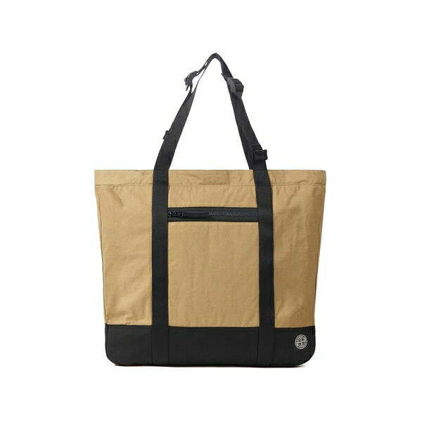 ストーンアイランド メンズ ショルダーバッグ 御徒面子 Zip tote bag Neutrals