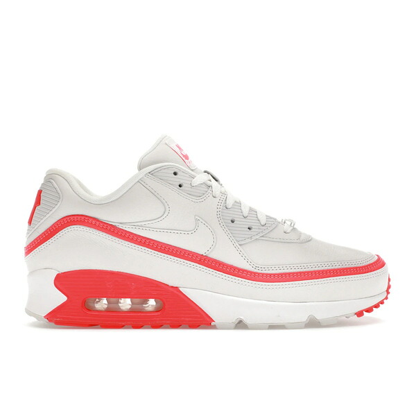 Nike ナイキ メンズ スニーカー 【Nike Air Max 90 Undefeated White Solar Red】 サイズ US_8.5(26.5cm) White/Solar Red｜asty