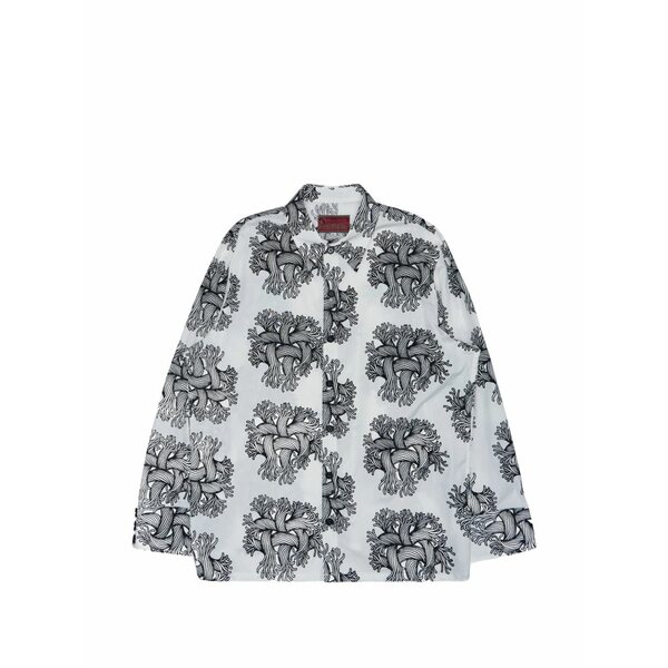ネメン メンズ シャツ トップス Rope-print shirt White｜asty