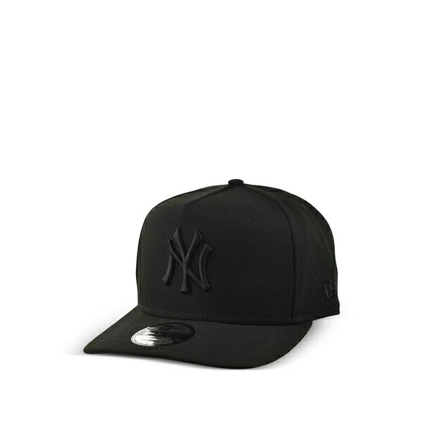 ニューエラ メンズ 帽子 アクセサリー 9fifty new york yankees a-frame snapback cap Black|asty